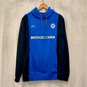 DC DCFC PO DWR Mens Small Hoodie Blue Snowbord Ski Outdoor‎